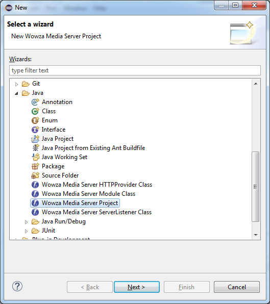 New Media Server Project"